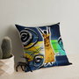 Aberto Design Cojín Multicolor 43 x 43 cm